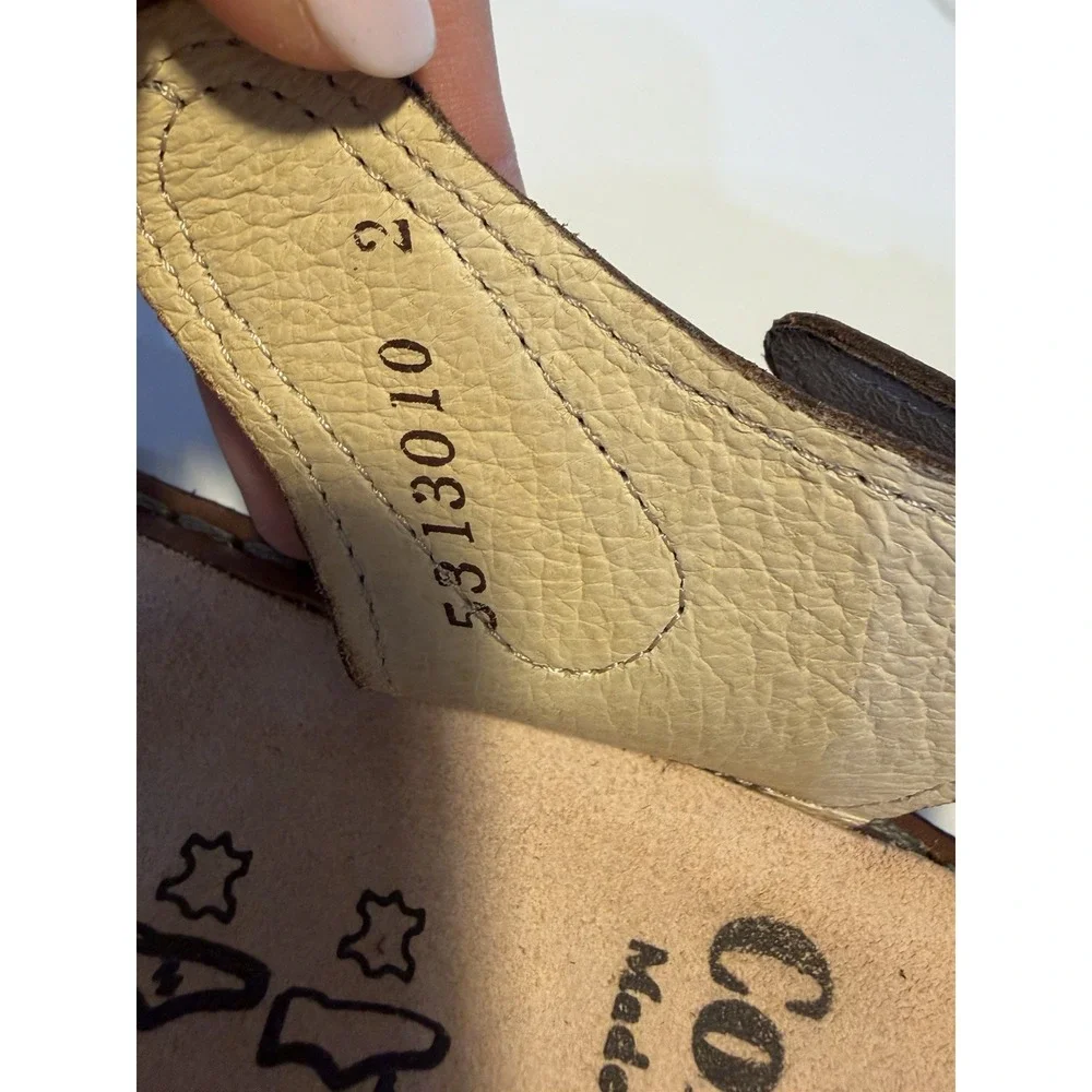 Finn Comfort Gomera Brown Leather Sandals EU 43 NWOB Made in Germany, Women 12